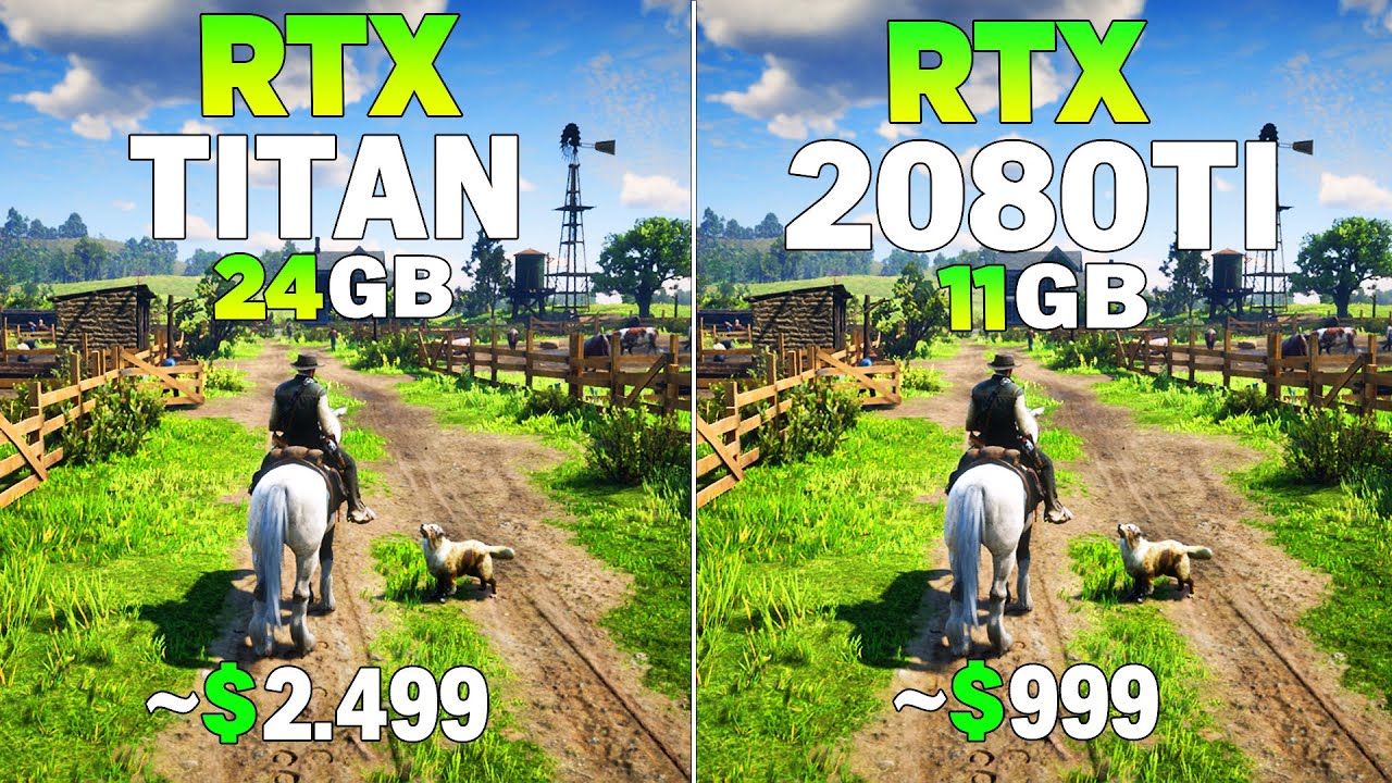 RTX TİTAN vs RTX 2080 Tİ - Test in 8 Games