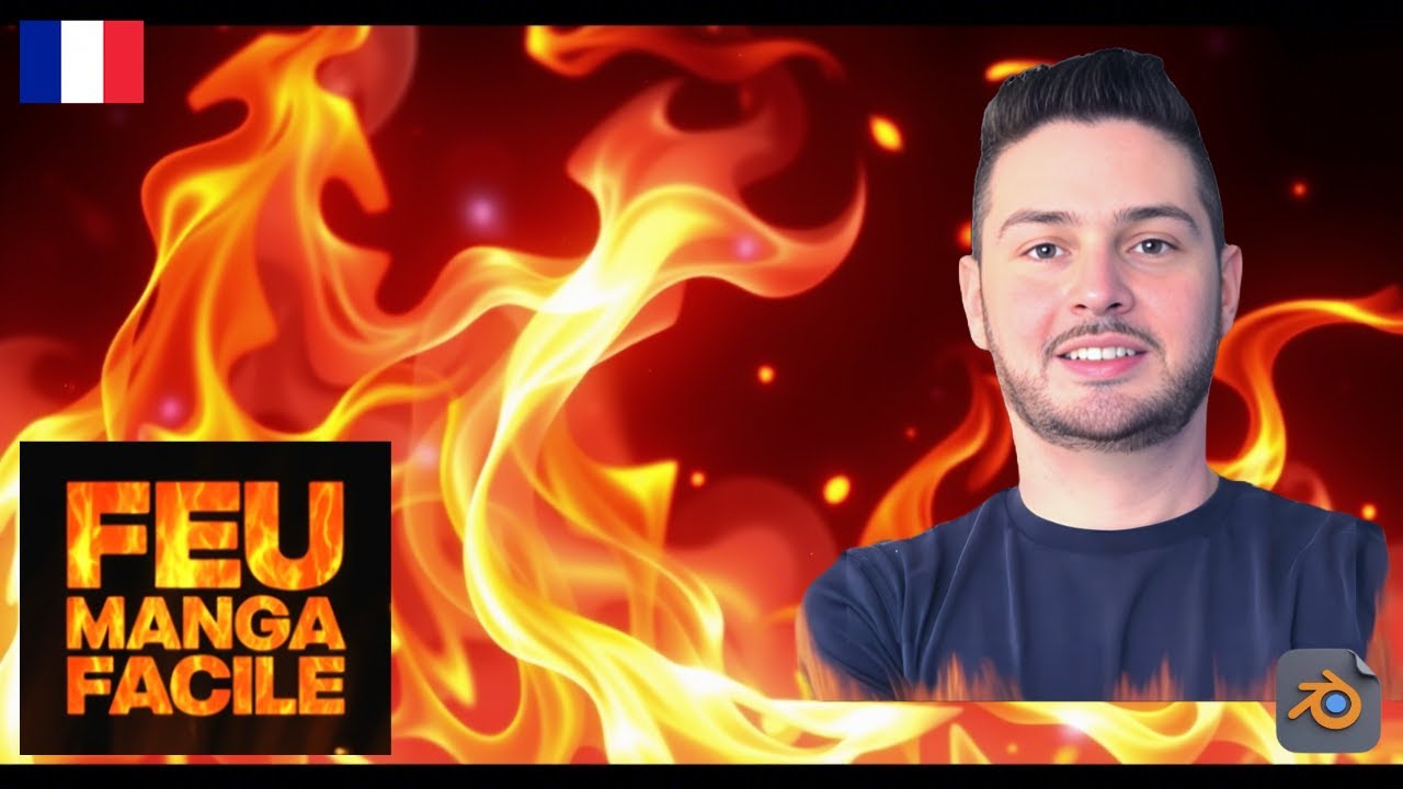 Crée ton feu manga en 10 minutes sur Blender !