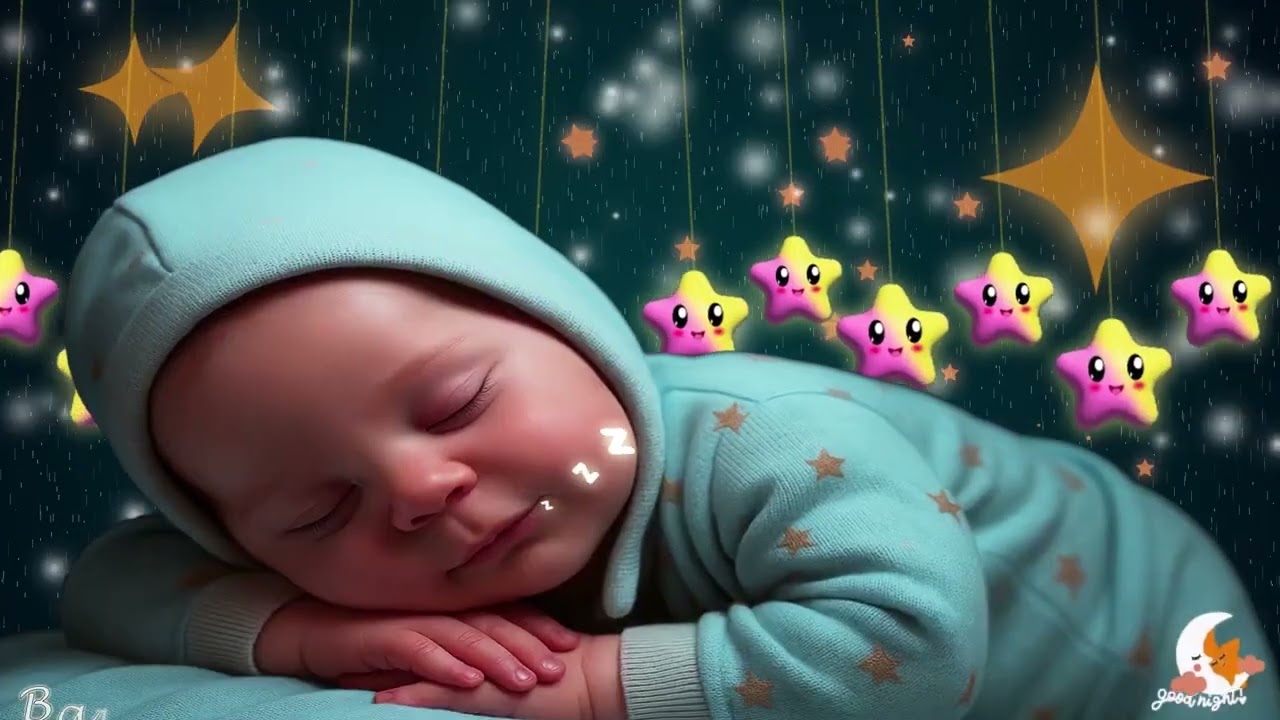 Soothing Baby Sleep Music ♥ Mozart & Brahms Lullaby ♫ Peaceful Bedtime Melody
