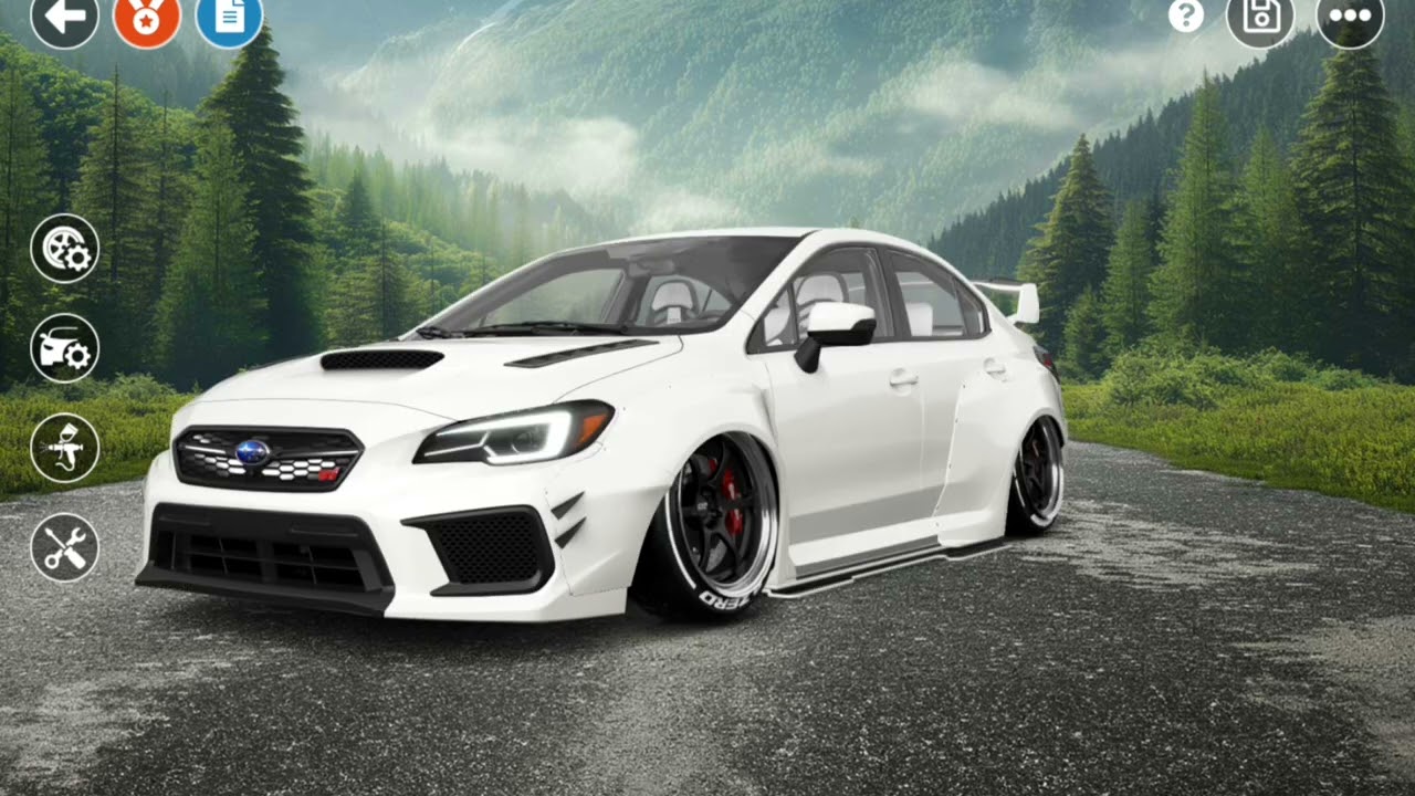 Subaru wrx sti widebodykit stances low fitment