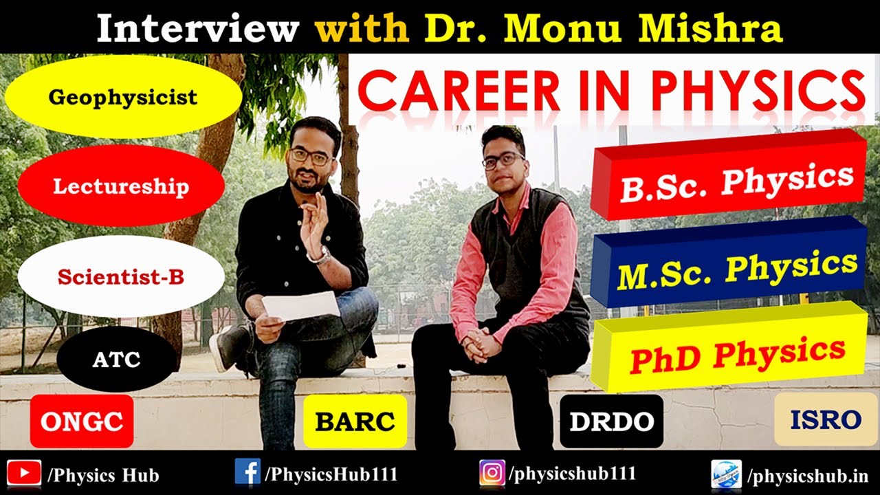 Careers in Physics | Job opportunities after B.Sc., M.Sc., and PhD Physics | Physics Hub