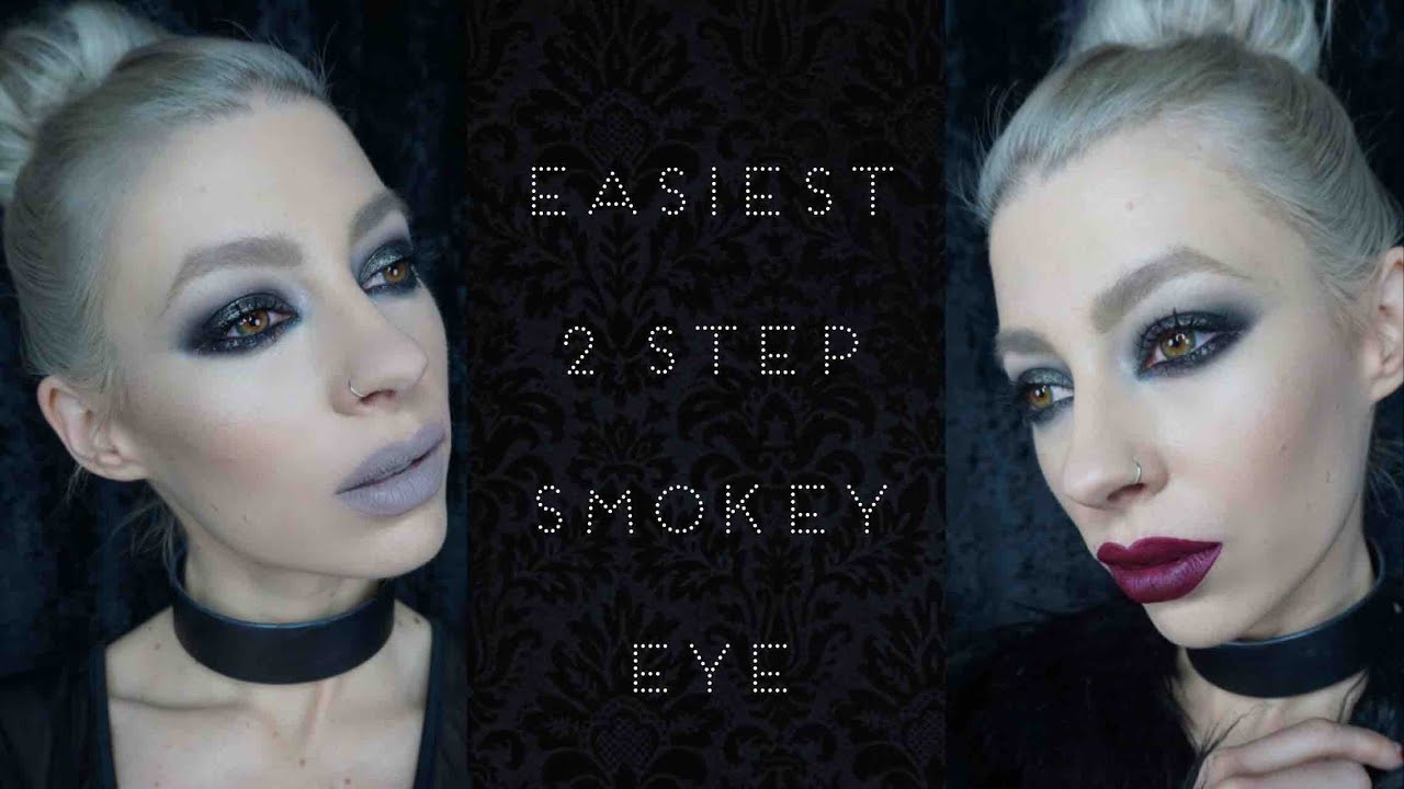 Simple 2 Product Sparkly Smokey Eye