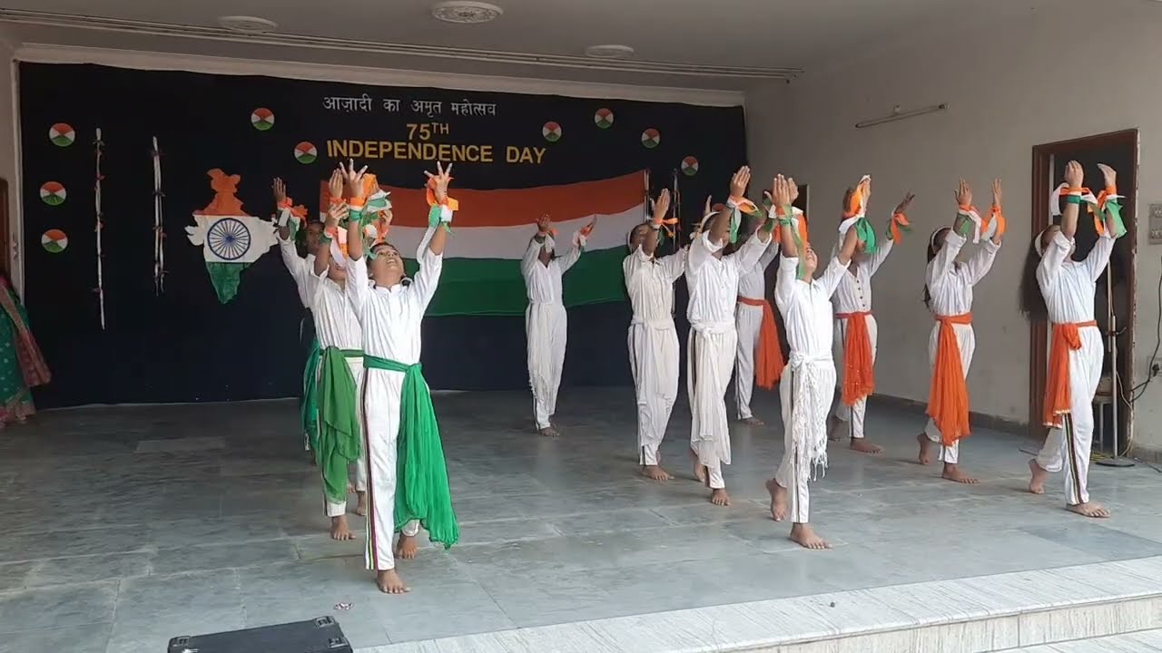 Dance Performance by students of our school on Ae Watan Mere Watan
