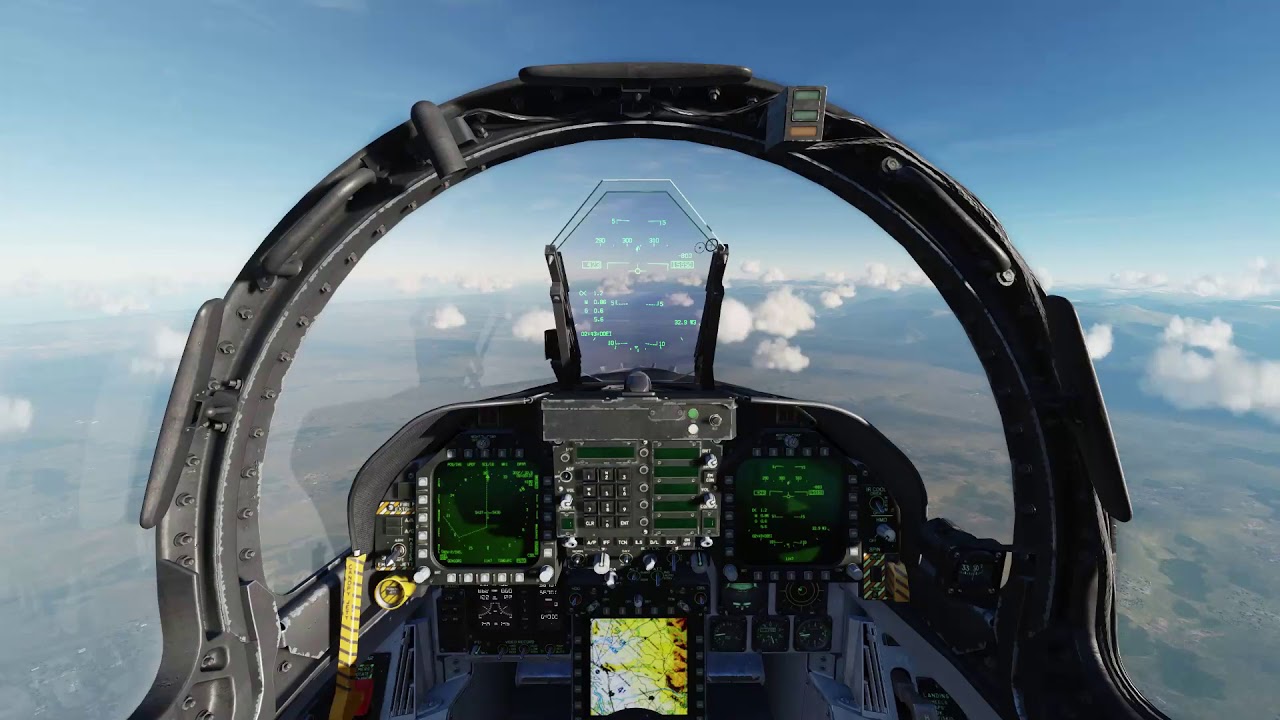 DCS world F/A-18 gameplay [ Keyboard and mouse control]