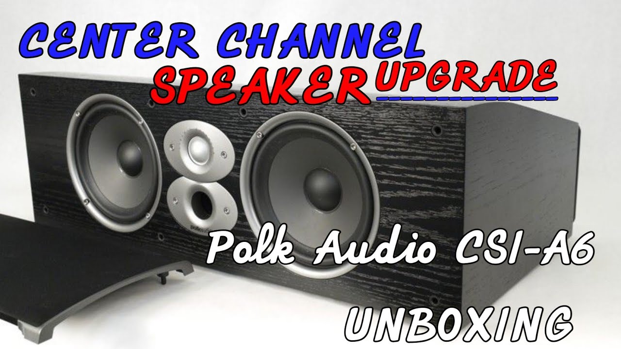 Polk Audio CSI-A6 UNBOXING!!