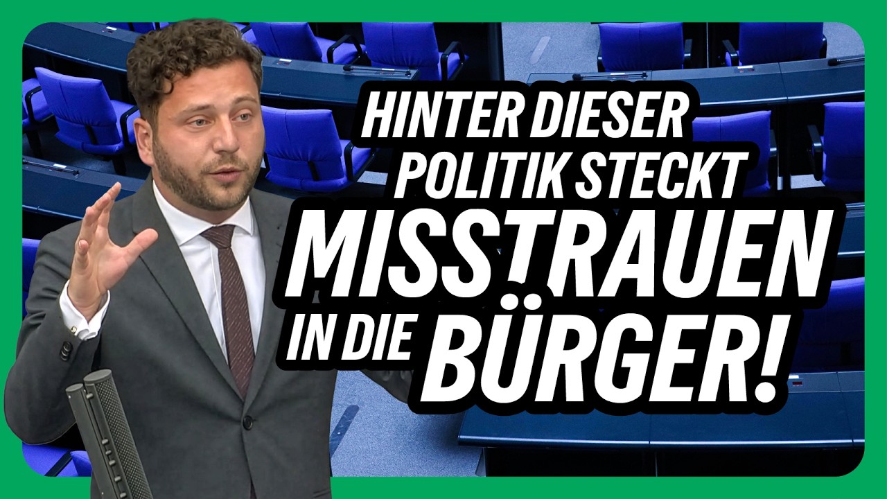Die Regierung hat den Bezug zu den B&uuml;rgern v&ouml;llig verloren! &ndash; Felix Banaszak im Deutschen Bundestag