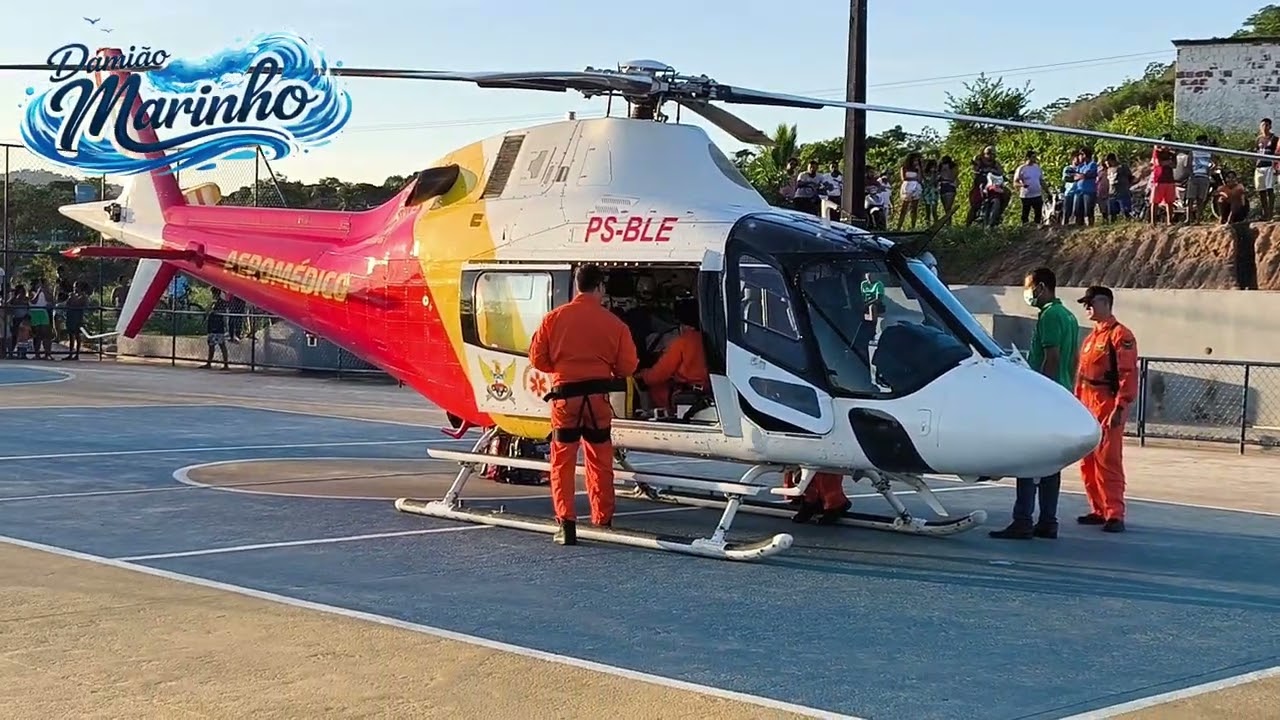 Resgaste Aeromédico Falcão 05 PS-BLE vítima de afogamento em Boca da Mata/Al 15-03-2026
