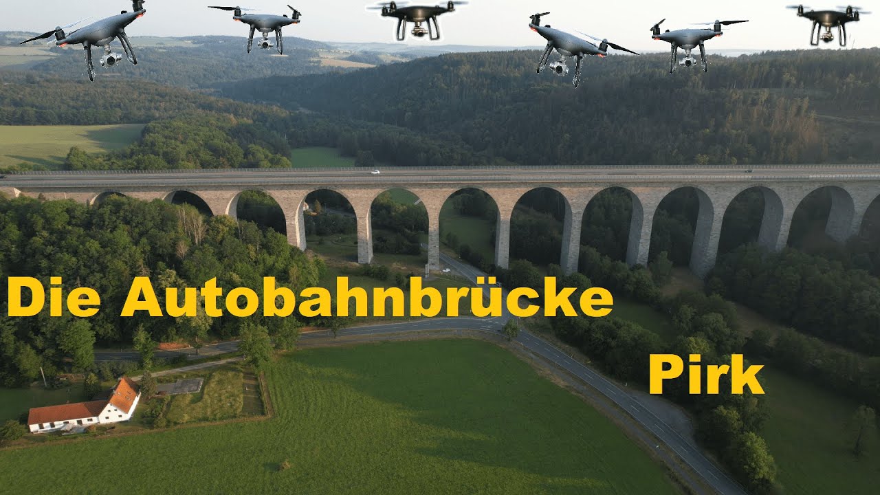 Die  Autobahnbrücke Pirk im Vogtland, Pirk und Türbel 2023
