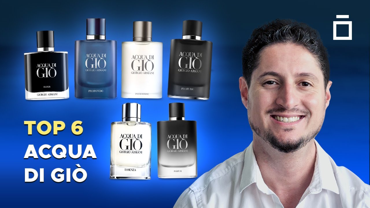 Top 6 Acqua di Giò - Os melhores perfumes da linha que eu mais gosto