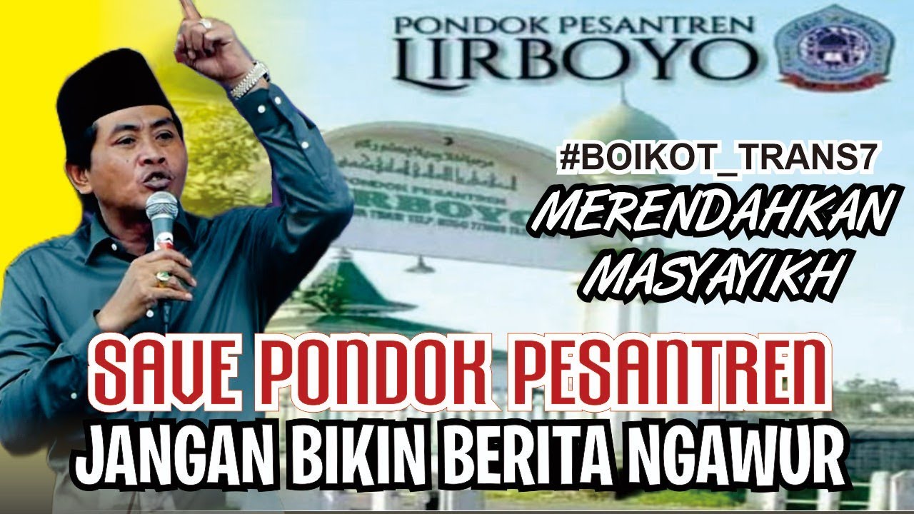 KH. ANWAR ZAHID MARAH PONDOK PESANTREN LIRBOYO DILECEHKAN OLEH TRANS 7