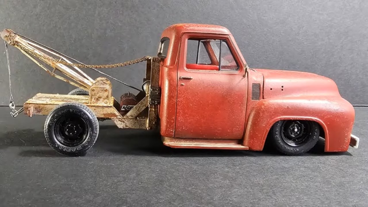 USACC Group Build/Monogram 55 Ford Rat Wrecker Build