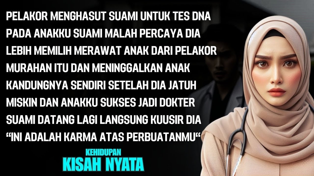 PELAKOR MENGHASUT SUAMI UNTUK TES DNA DAN TEGA MENINGGALKAN ANAKNYA-SETELAH JATUH MISKIN KUUSIR DIA