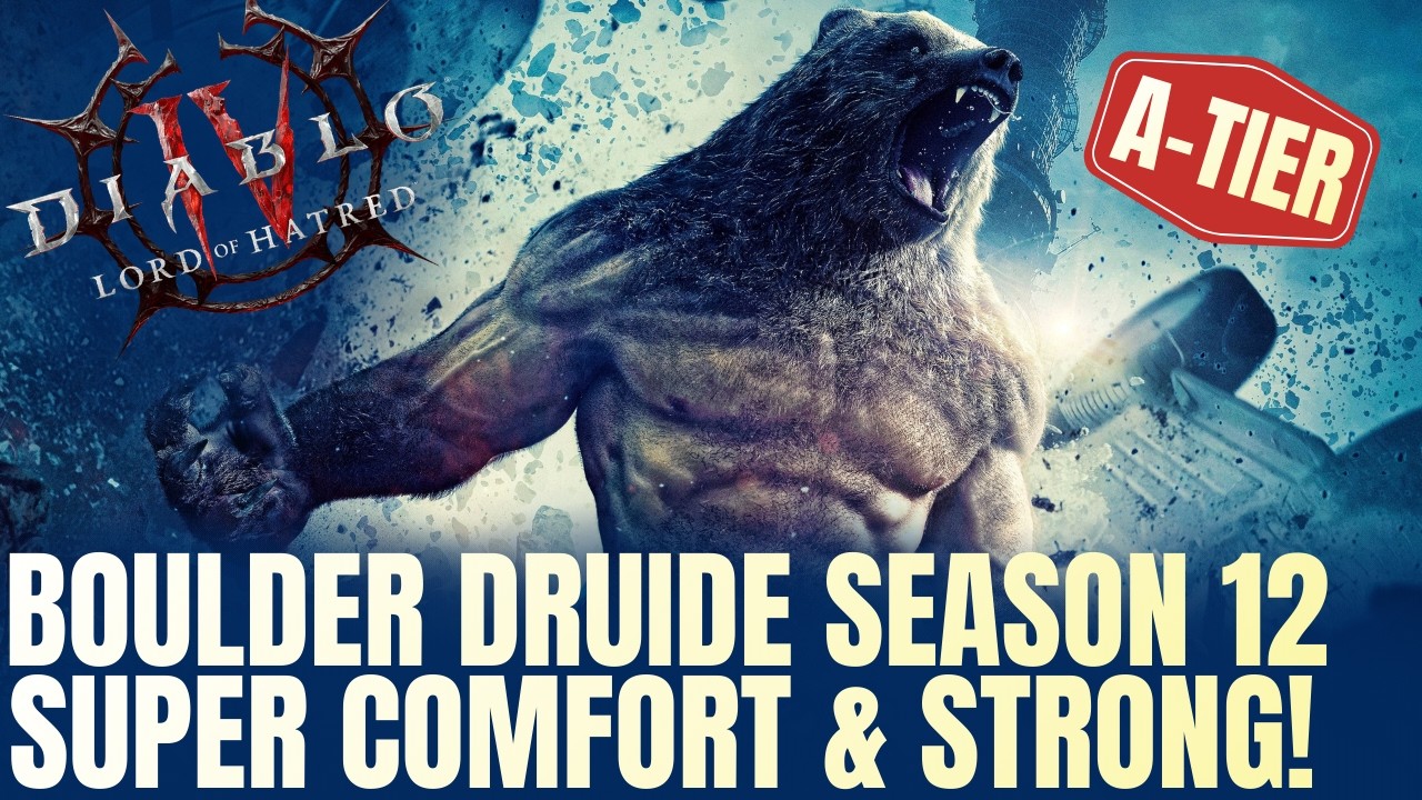 SUPER EASY & STARK! Boulder Druide in Season 12 | Diablo 4 Endgame Guide