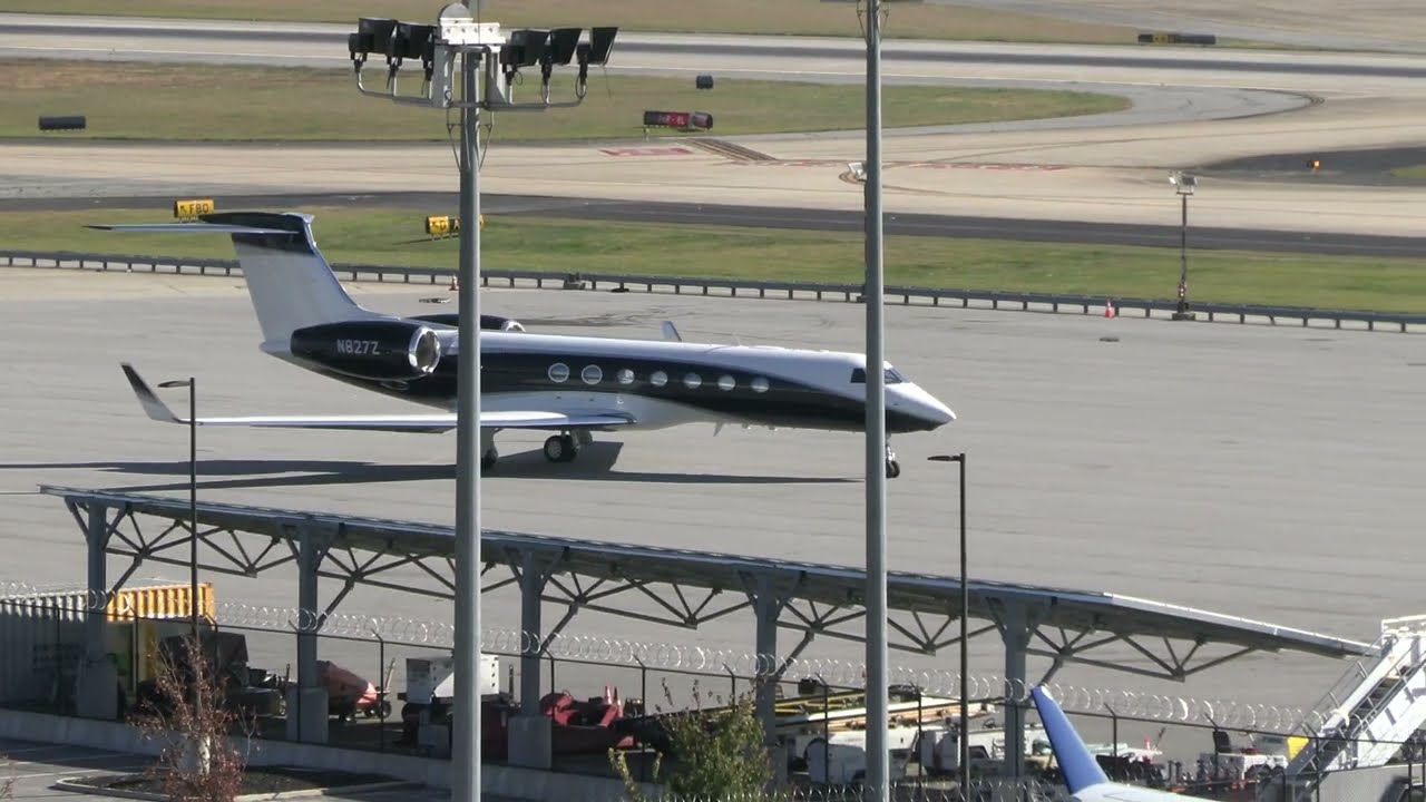 Spectacular Gulfstream G550 Departs from Signature Flight at Hartsfield-Jackson Atlanta