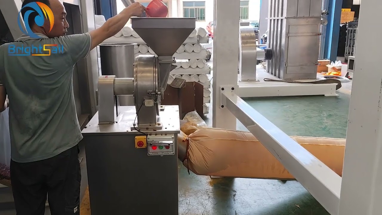 Small chilli red pepper powder mill grinding machine #spicegrindingmachine