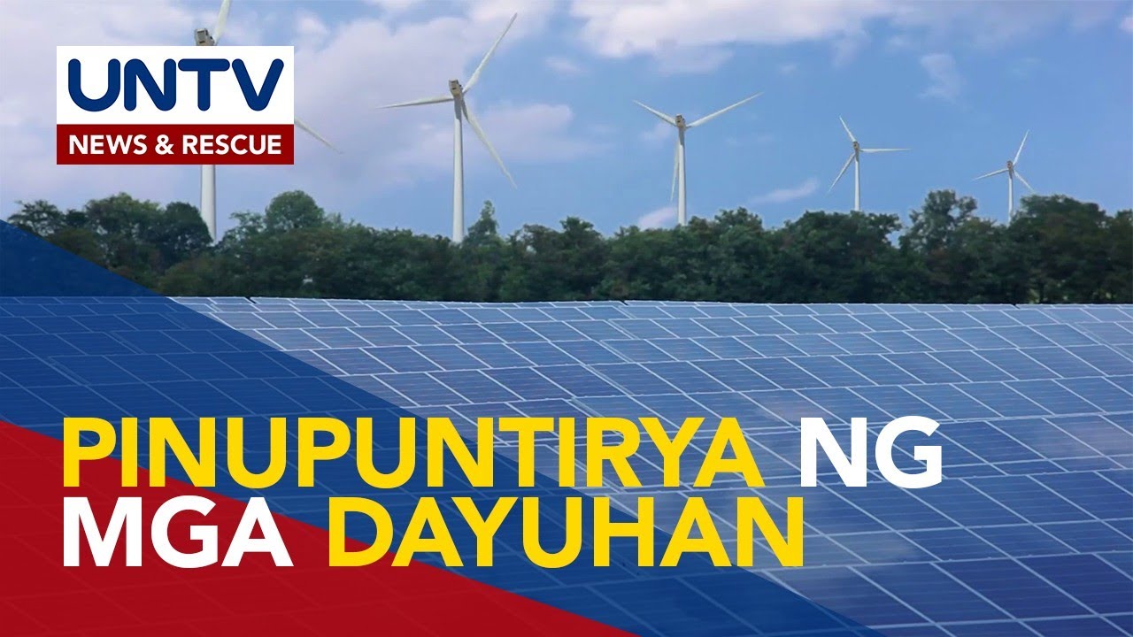 Pilipinas, isa sa mga bansang target ng foreign renewable energy investments – DTI