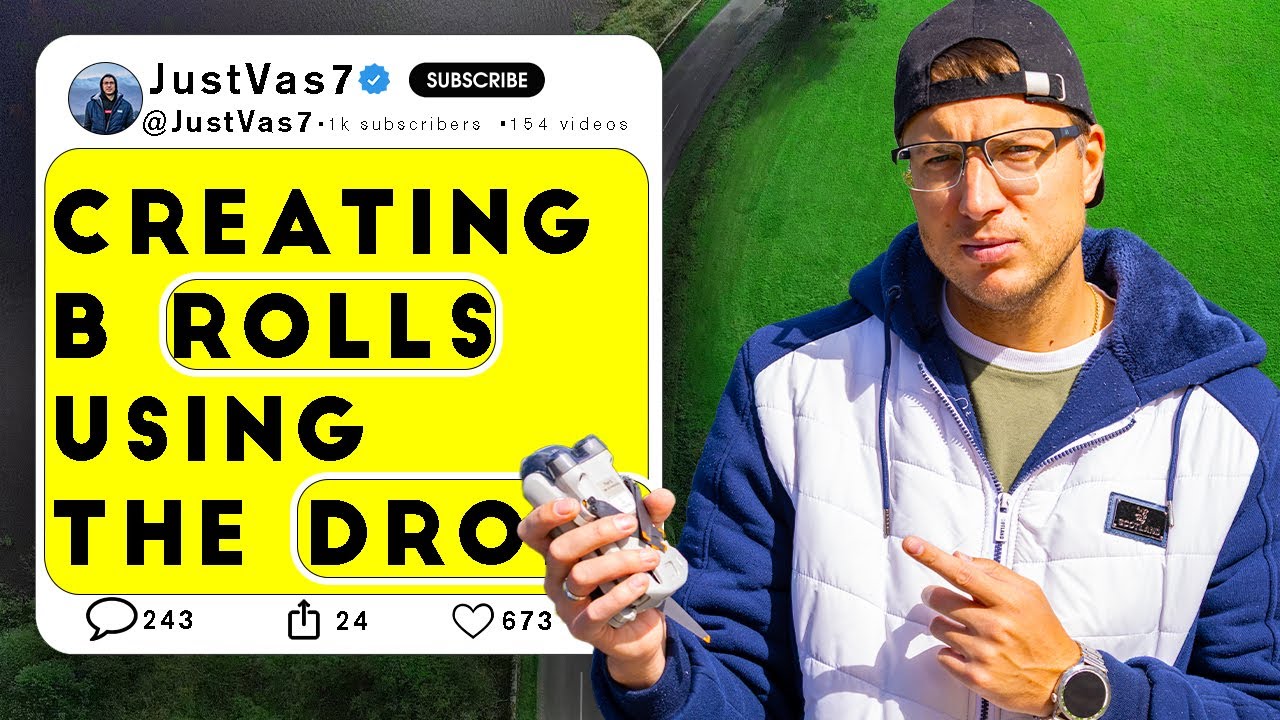 Can you create B-ROLLS using a drone?