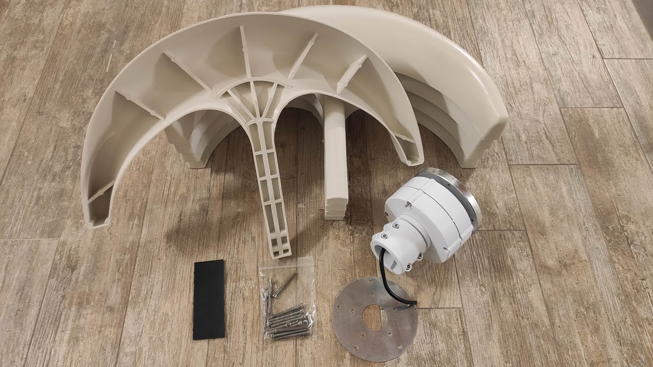 China wind turbine 12v VAWT Vevor 600 watt permanent magnet motor lantern vertical axis disassembly!