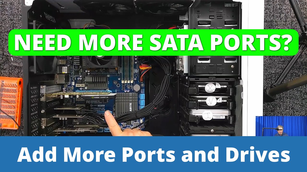 How to Add SATA Ports to a Computer (More Hard Drives)