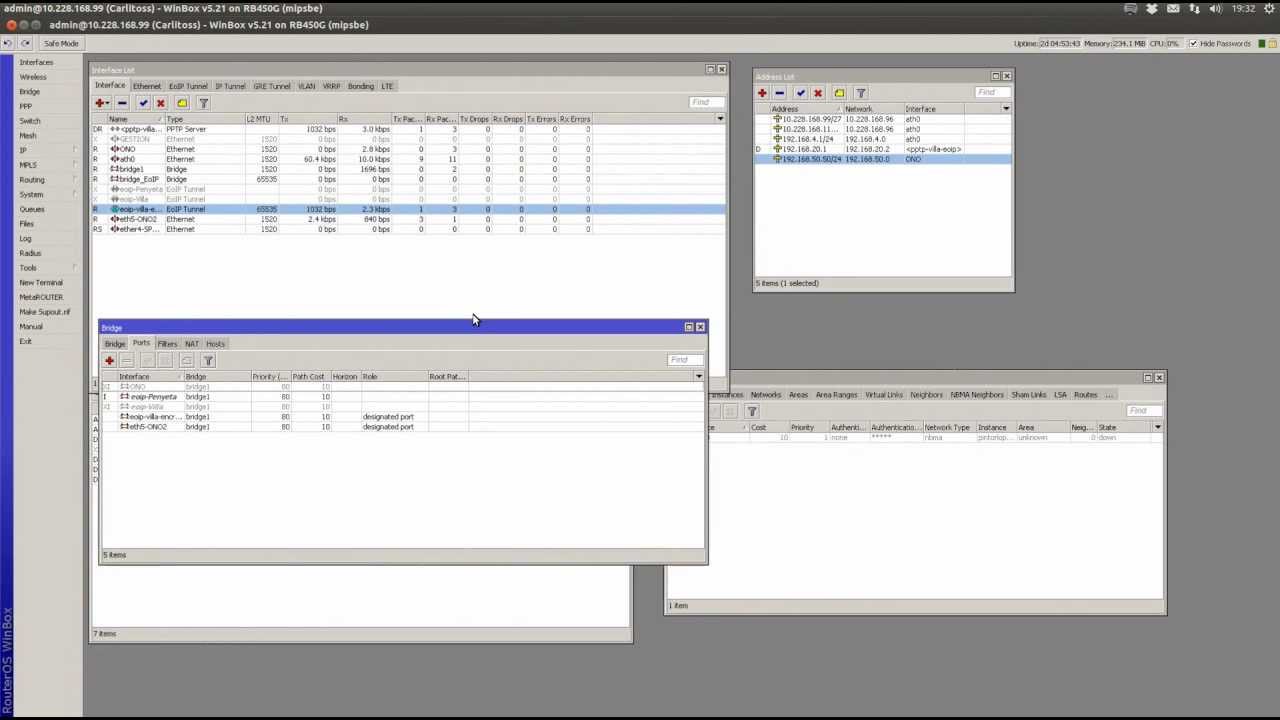Tutorial Guifi.net - Túneles - Configuración sencilla EoIP