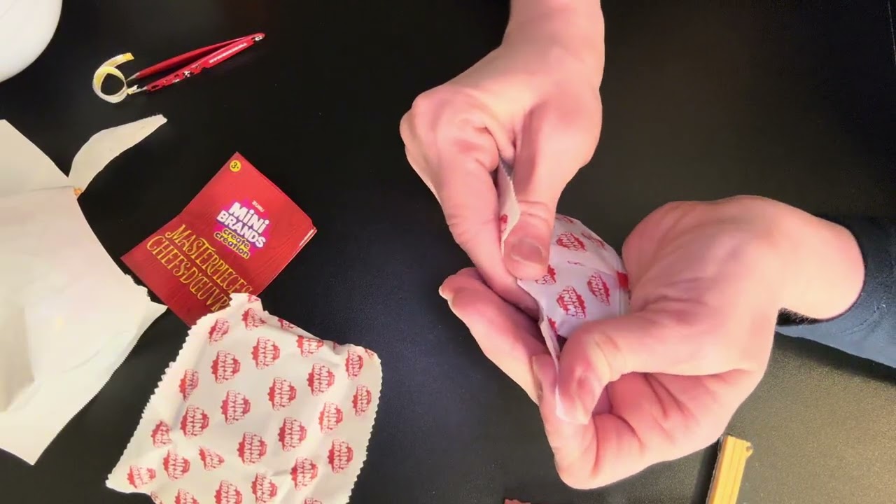 ASMR  Opening a Mini Brands Create Masterpieces