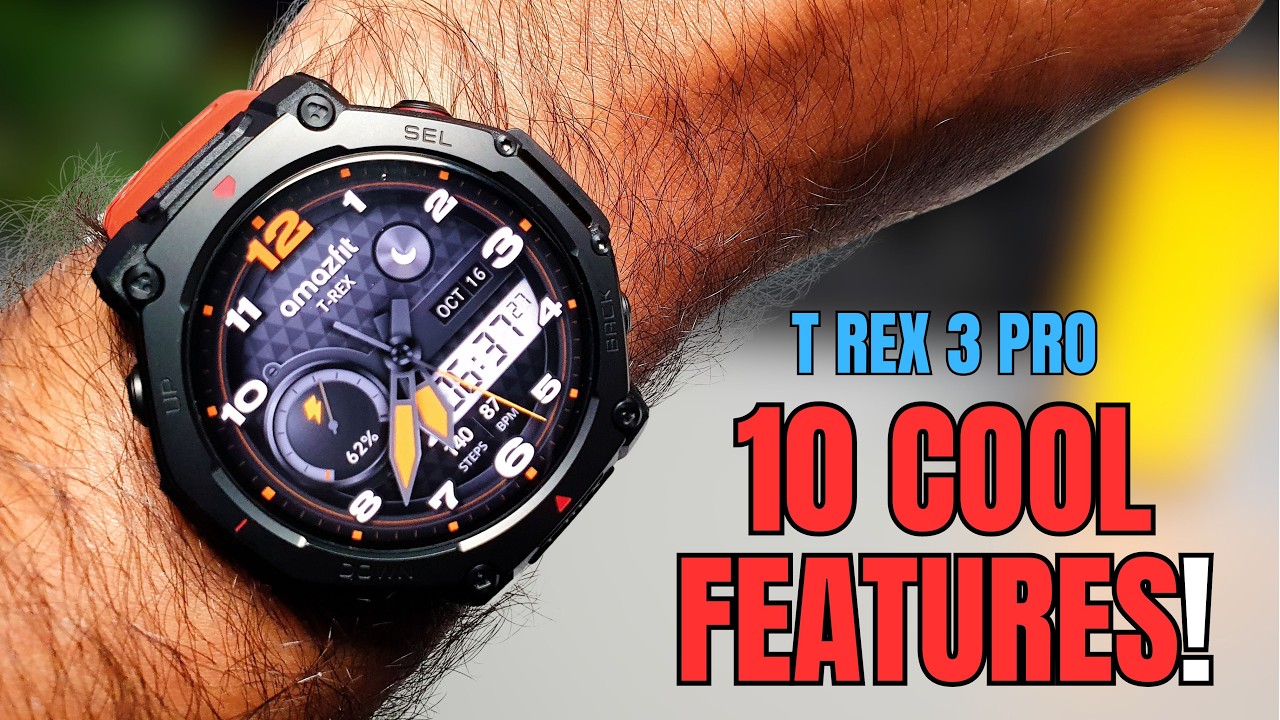 10 классных вещей, которые можно сделать с Amazfit T Rex 3 Pro!