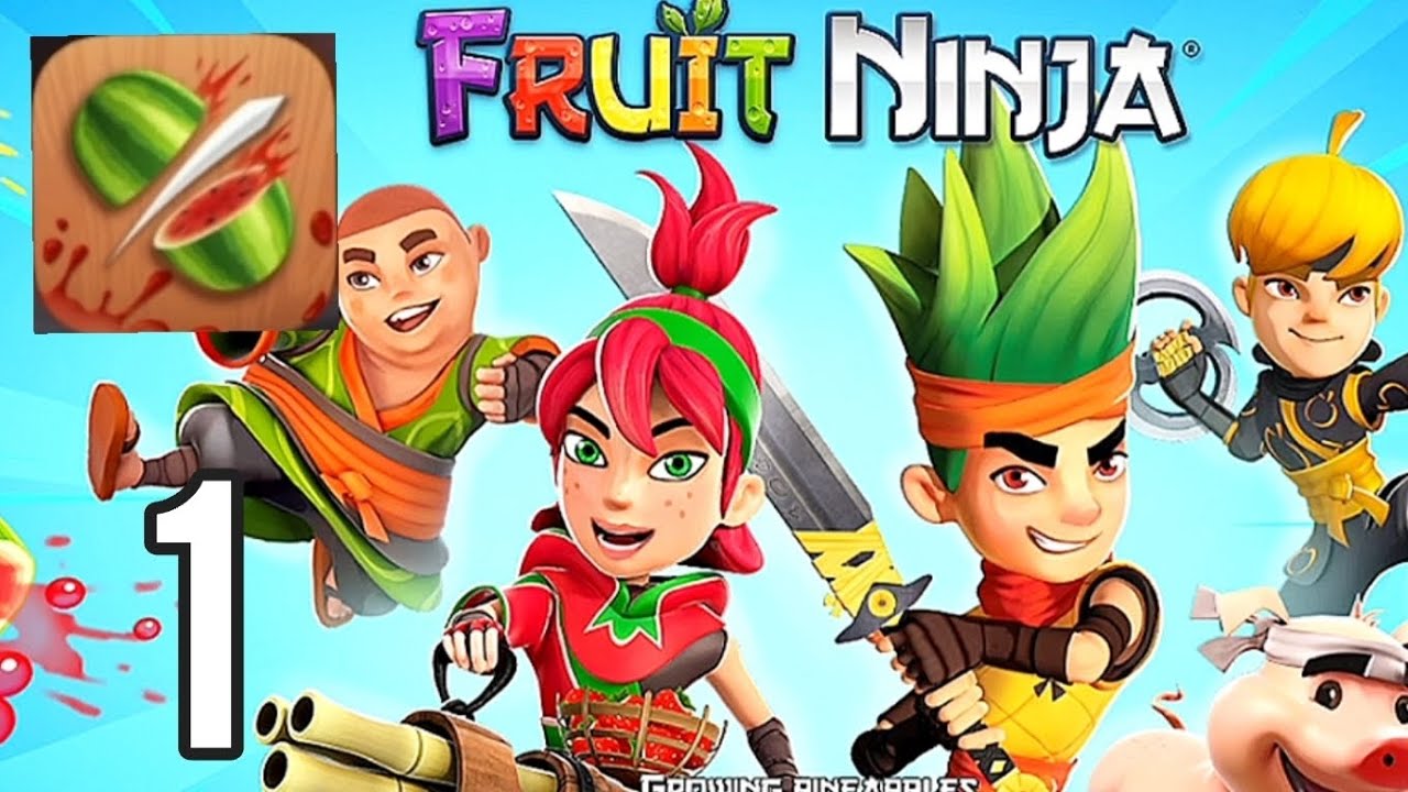 Fruit Ninja game. #gaming 