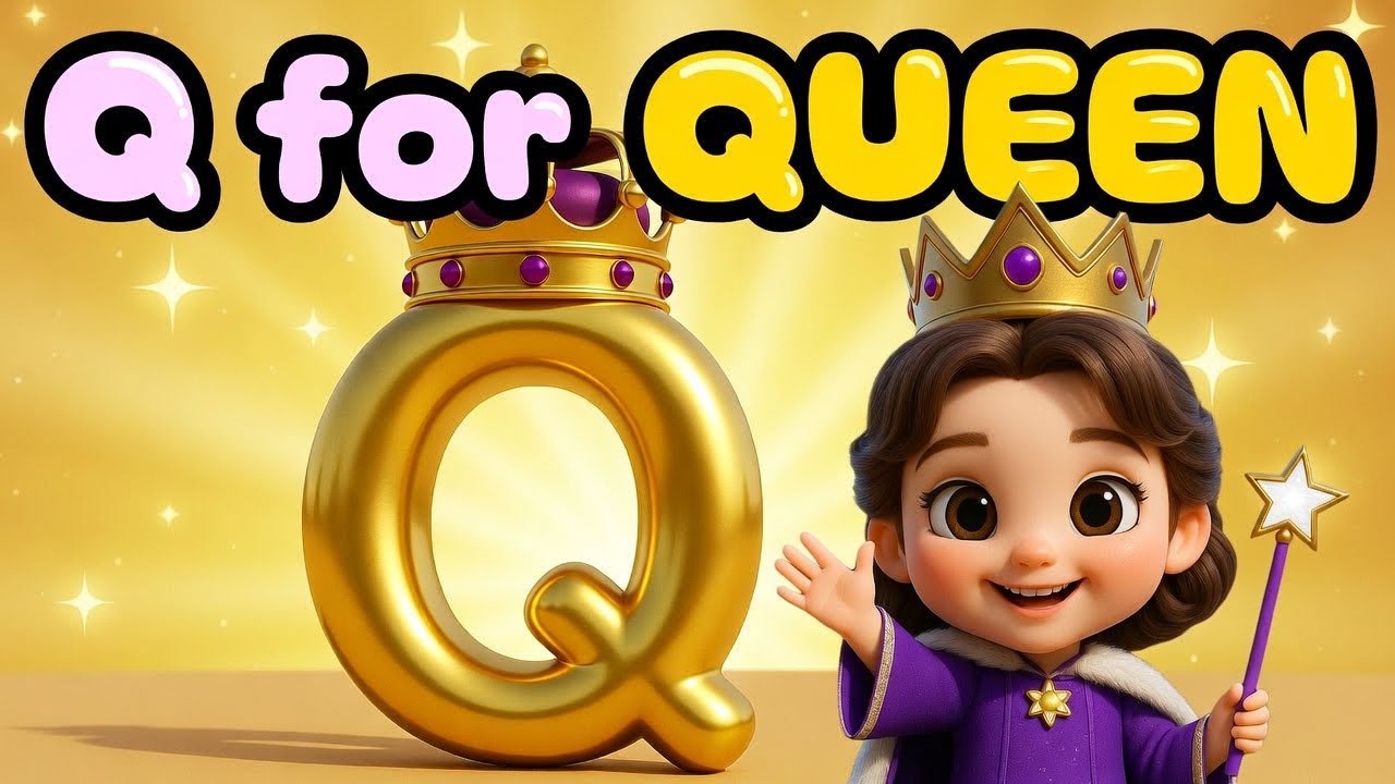 Letter Q Song | Q for Queen Phonics Song | Learn Alphabet for Toddlers