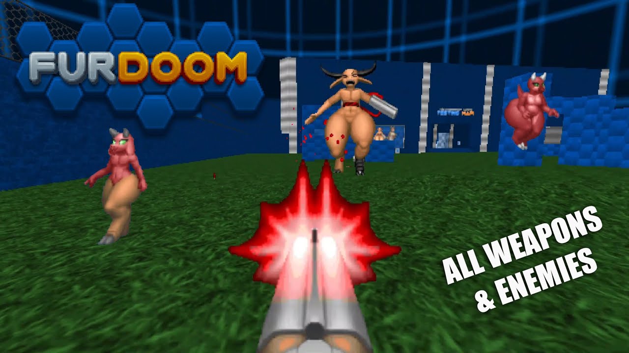 FURDOOM: ALL Weapons & Enemies