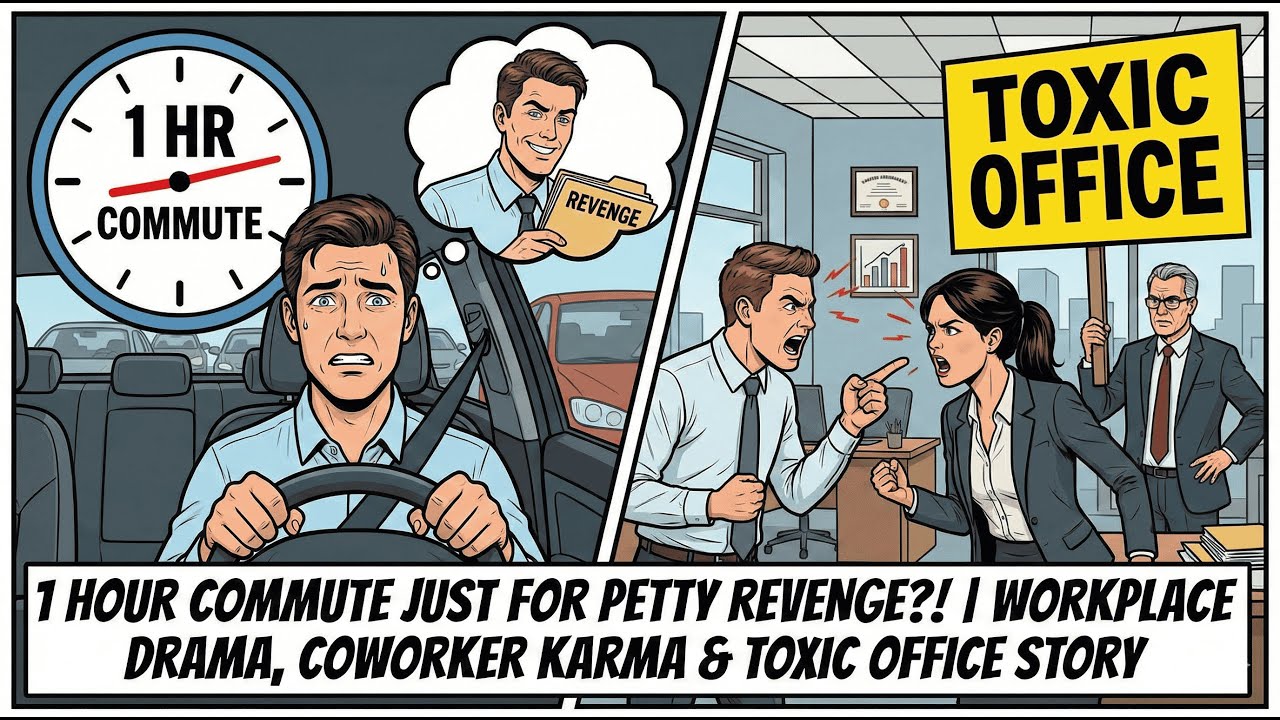 1 Hour Commute JUST for Petty Revenge?! | Workplace Drama, Coworker Karma & Toxic Office Story|2025