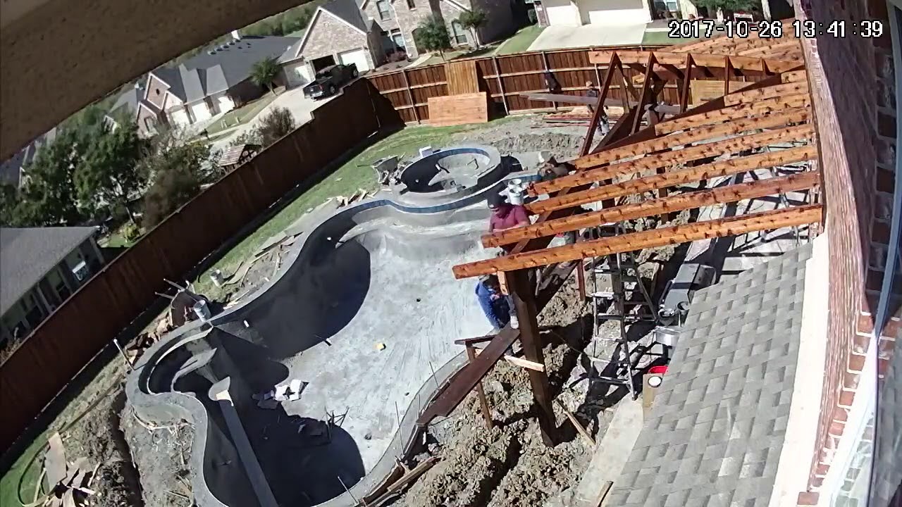 Pool build Time lapse