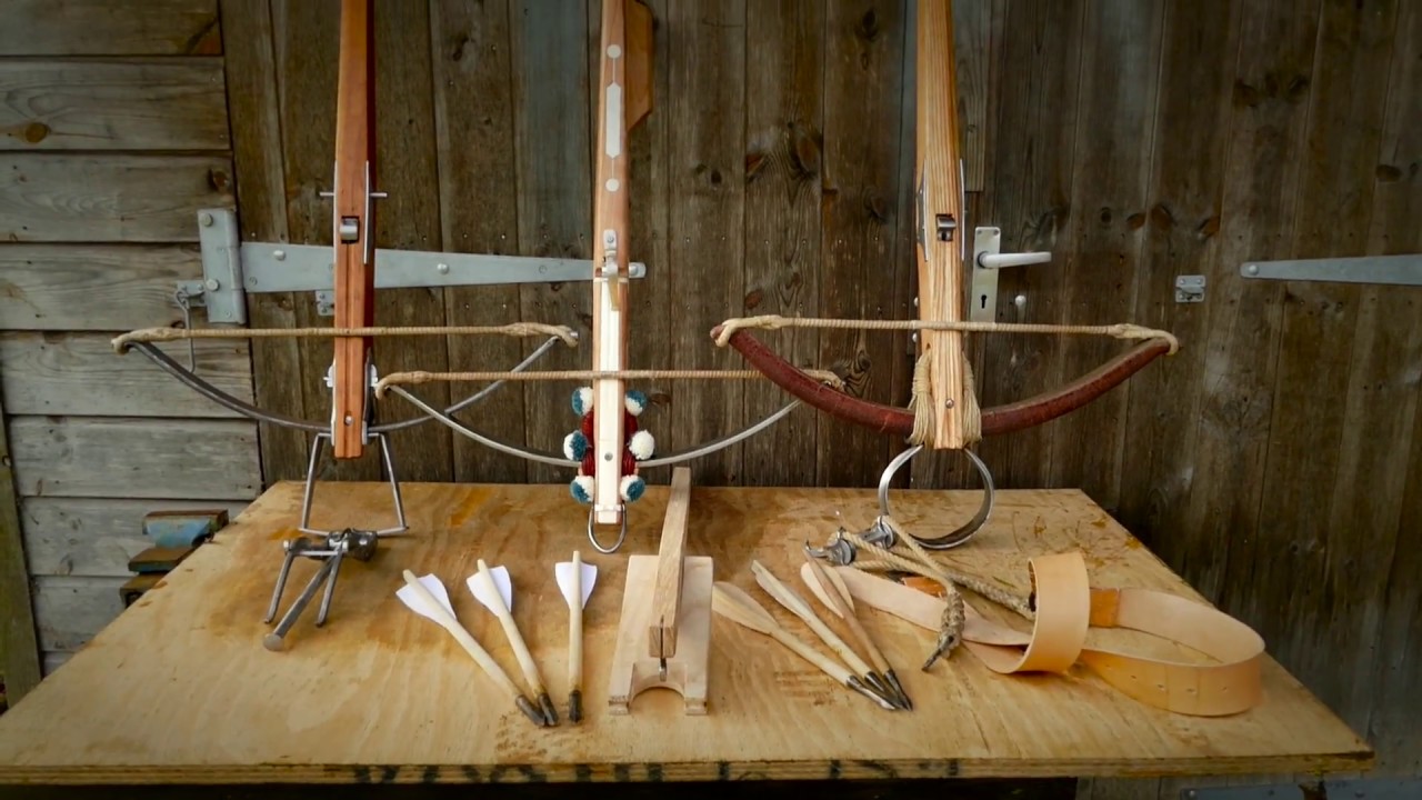 Spanning and loading methods used for medieval crossbows - Todsstuff
