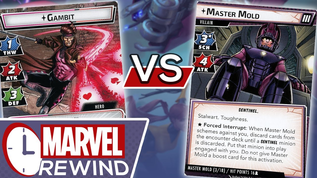 GAMBIT vs. MASTER MOLD (EXPERT) | Marvel REWIND - EP31 (Marvel Champions Gameplay)