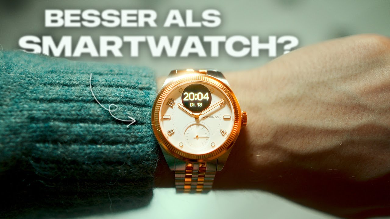Besser als jede Smartwatch... Withings Scanwatch Nova Brilliant Edition (review)