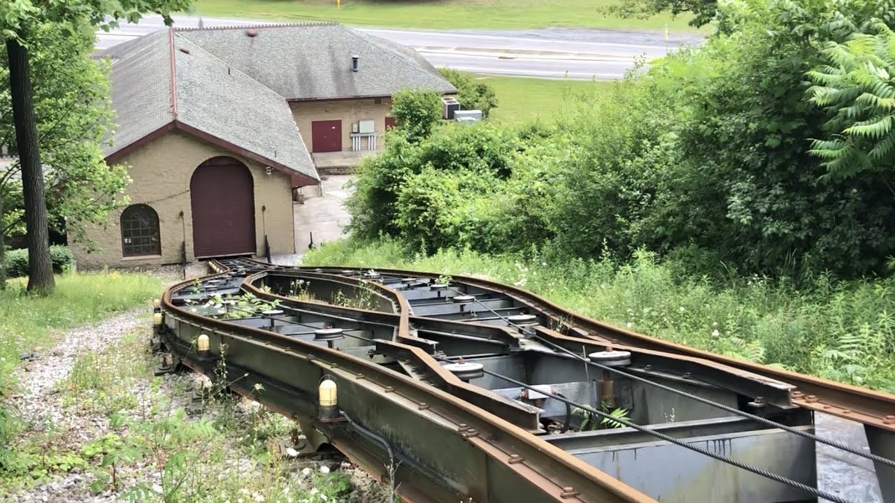 Rusty Rails On Incline Railway!!  Horse Shoe Curve Trains During Pandemic, 2 Trains Racing!