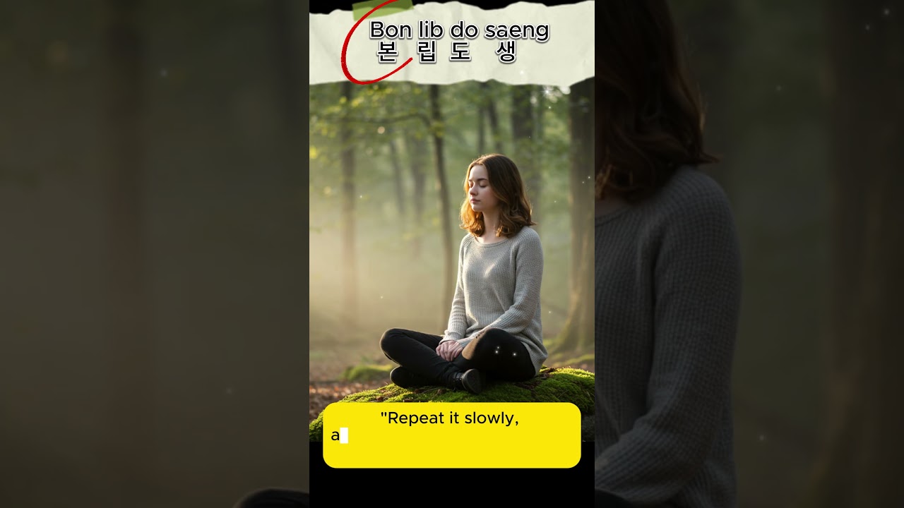 When You Are Anchored, The Path Opens &mdash; Bonlibdosaeng | Daily Meditation #kmeditation #breathwork