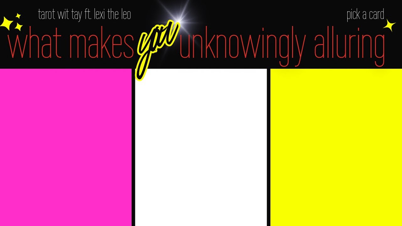 pick a card | 🧲 what makes you unknowingly alluring ? ft. @LexiTheLeo
