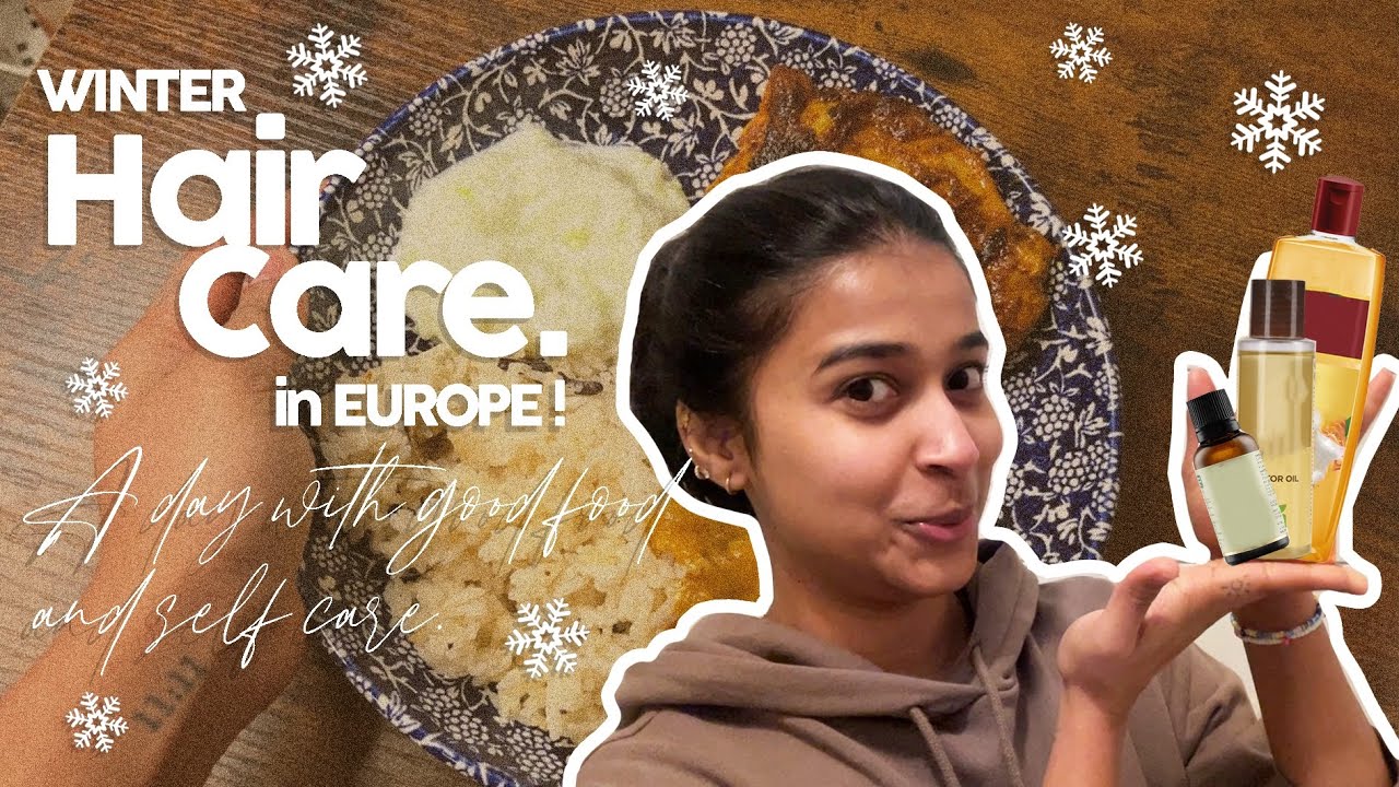 Winter hair care in EUROPE | SE | DE | A calm sunday and a hair care day💆‍♀️✨