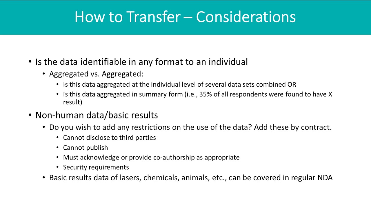 Demystifying Data Use Agreements: Basics of Data and DUAs for Research Projects