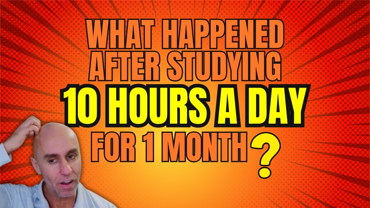 The 30-Day Transformation : 10 Hours daily vs My brain