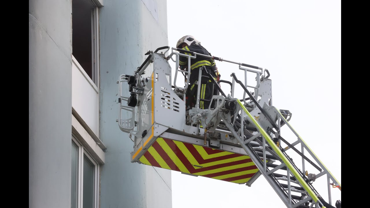 Incendie à la tour Alexia 1 aux Epis de Sin le Noble - 25 Mars 2024