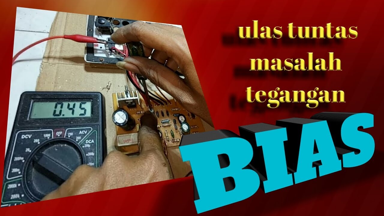 cara mengatasi tegangan bias tidak seimbang