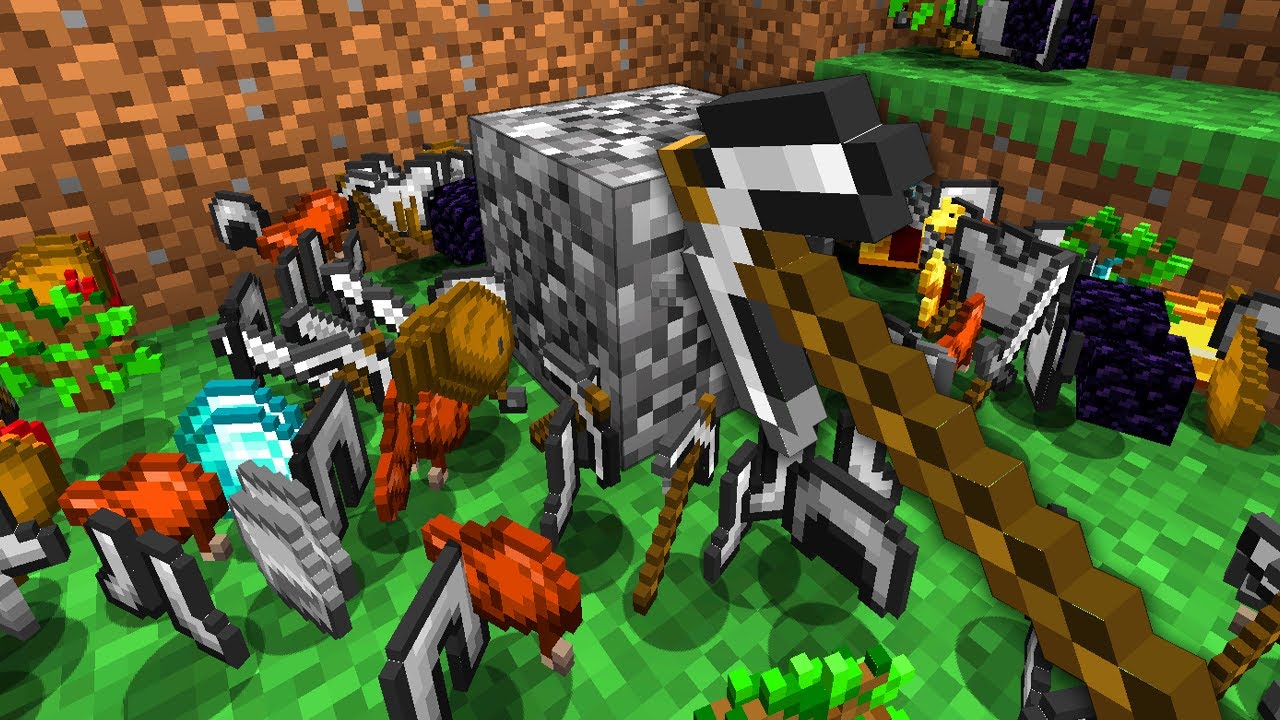 Are Minecraft But Drops Random The Loot