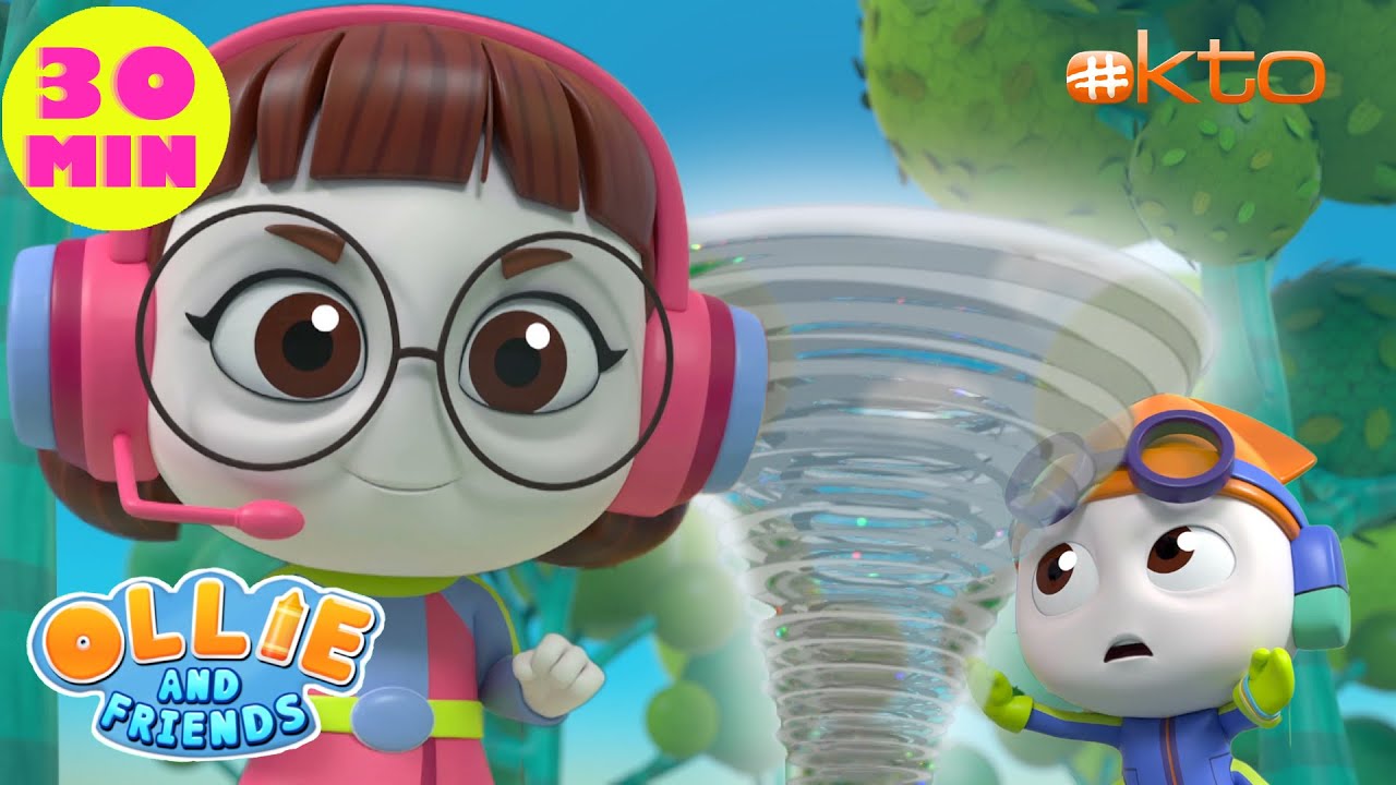 Fighting Away A Tornado Is Never A Silly Superhero Job! | Ollie & Friends | FULL Episode