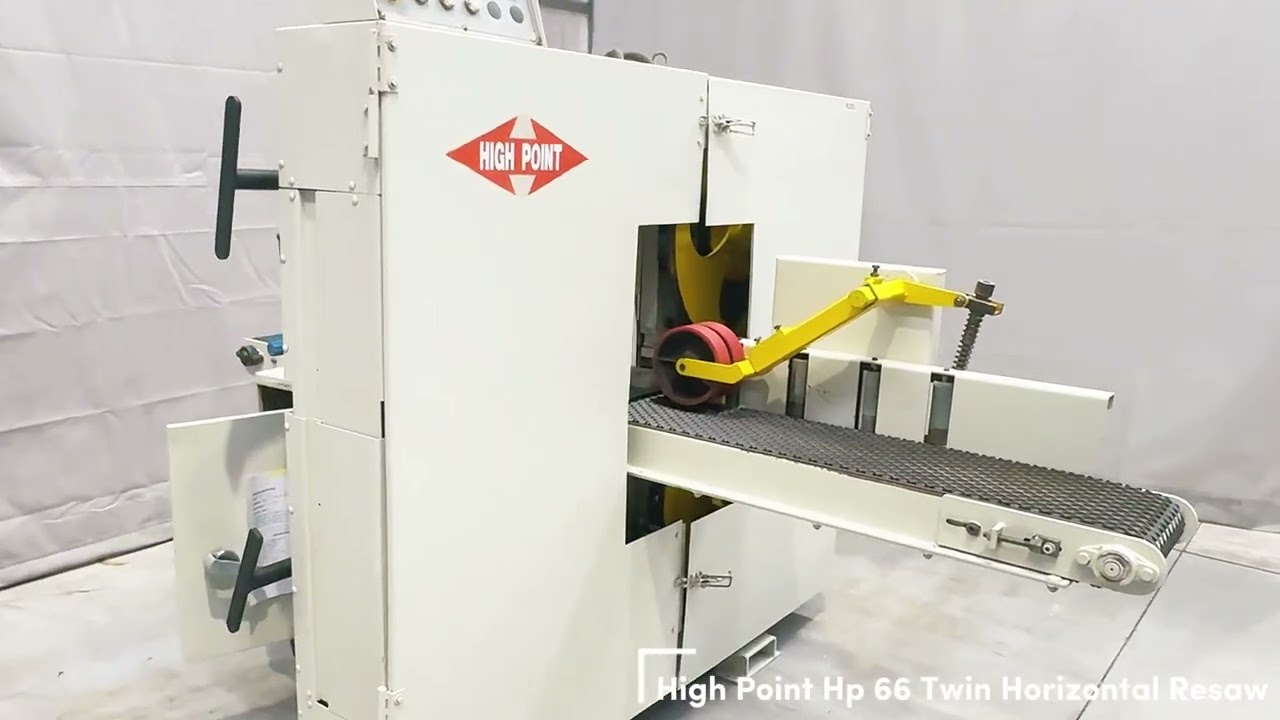 Twin Blade Power &ndash; High Point HP 66 Resaw Running | GFP Machines