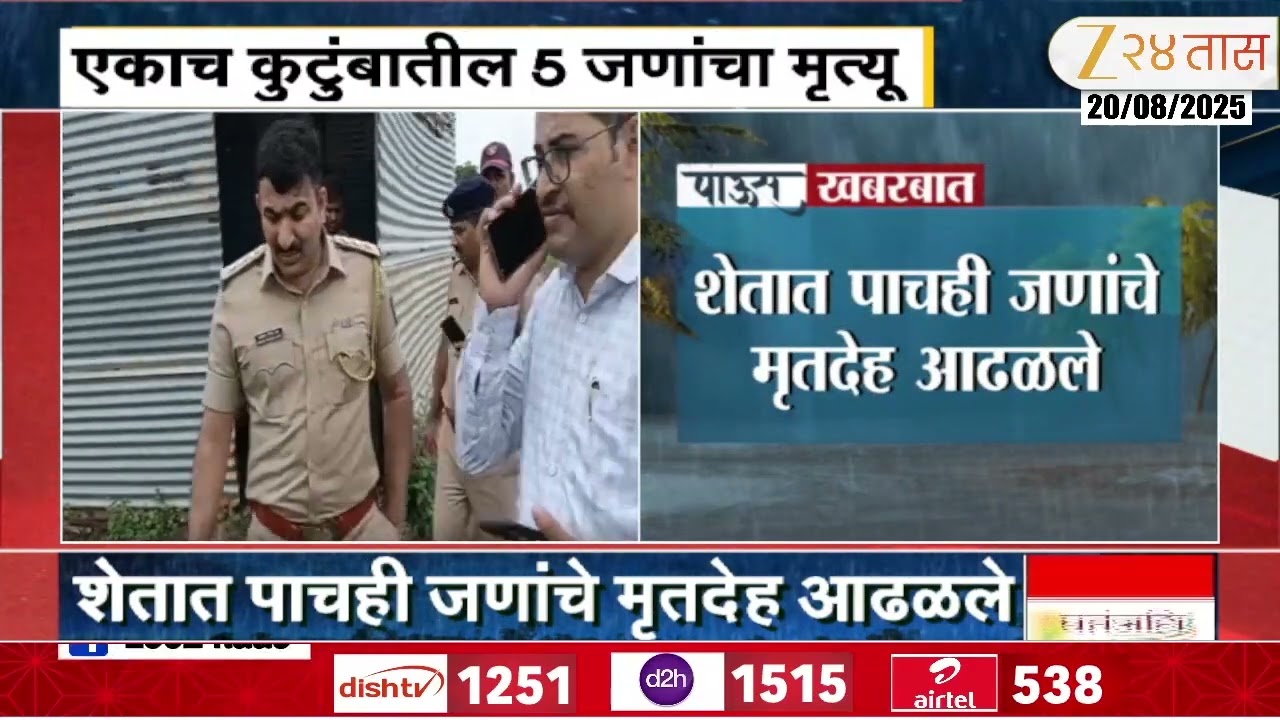 Jalgaon News | शेतात विजेचा धक्का लागून एकाच कुटुंबातील 5 जणांचा मृत्यू, खेडी गावातील घटना