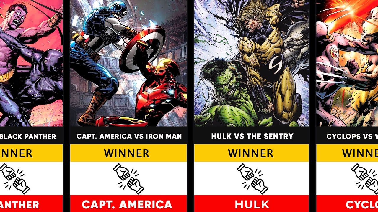 Most Brutal 1vs1 Fights in Marvel – Who Actually Won?