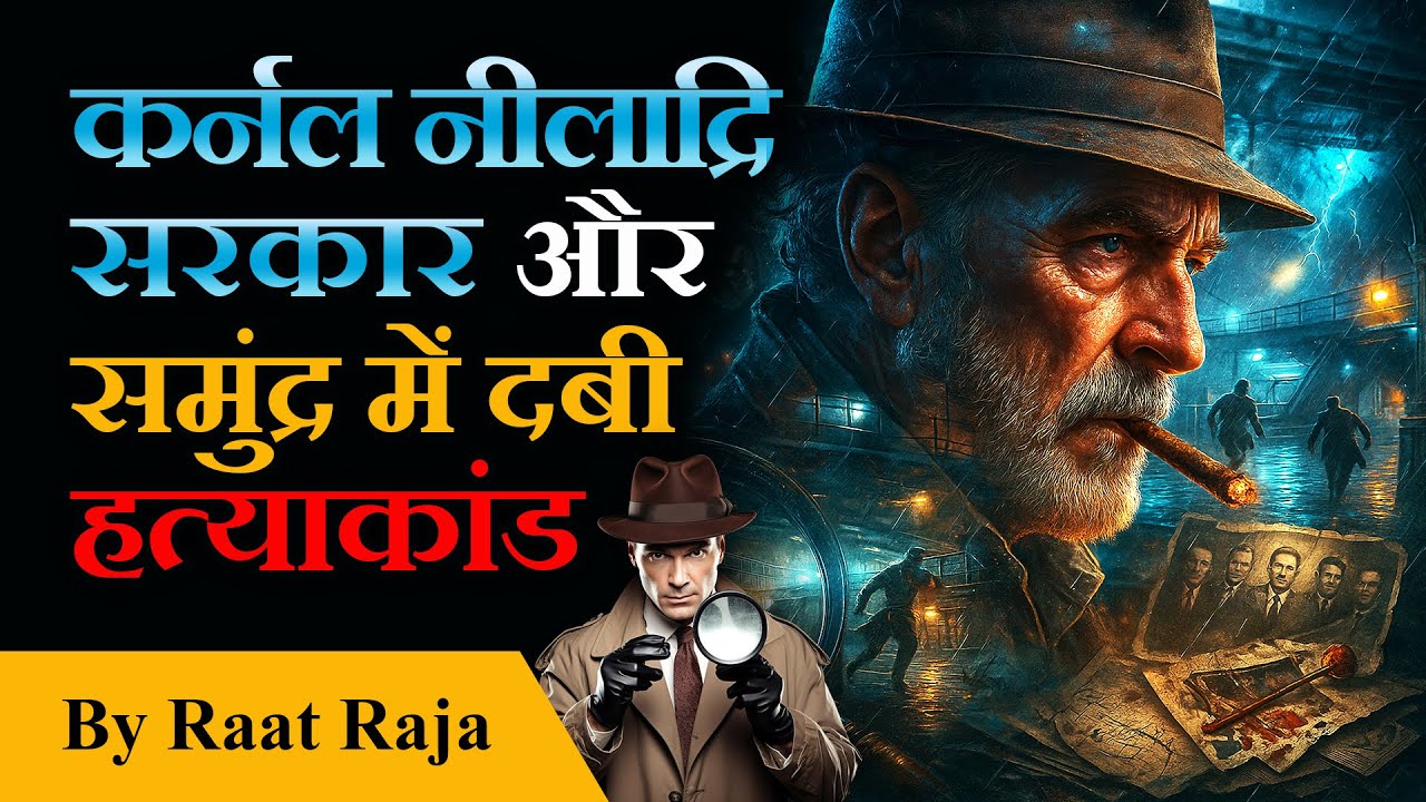 Colonel Niladri Sarkar - Smudre Mrityur Ghran | Detective Story in Hindi | Raat Raja