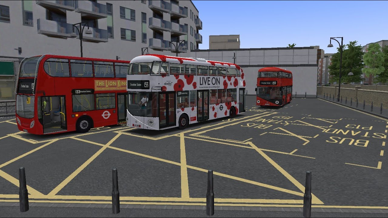 OMSI 2  - Addon London - New Bus for London (NRM) - Route 159