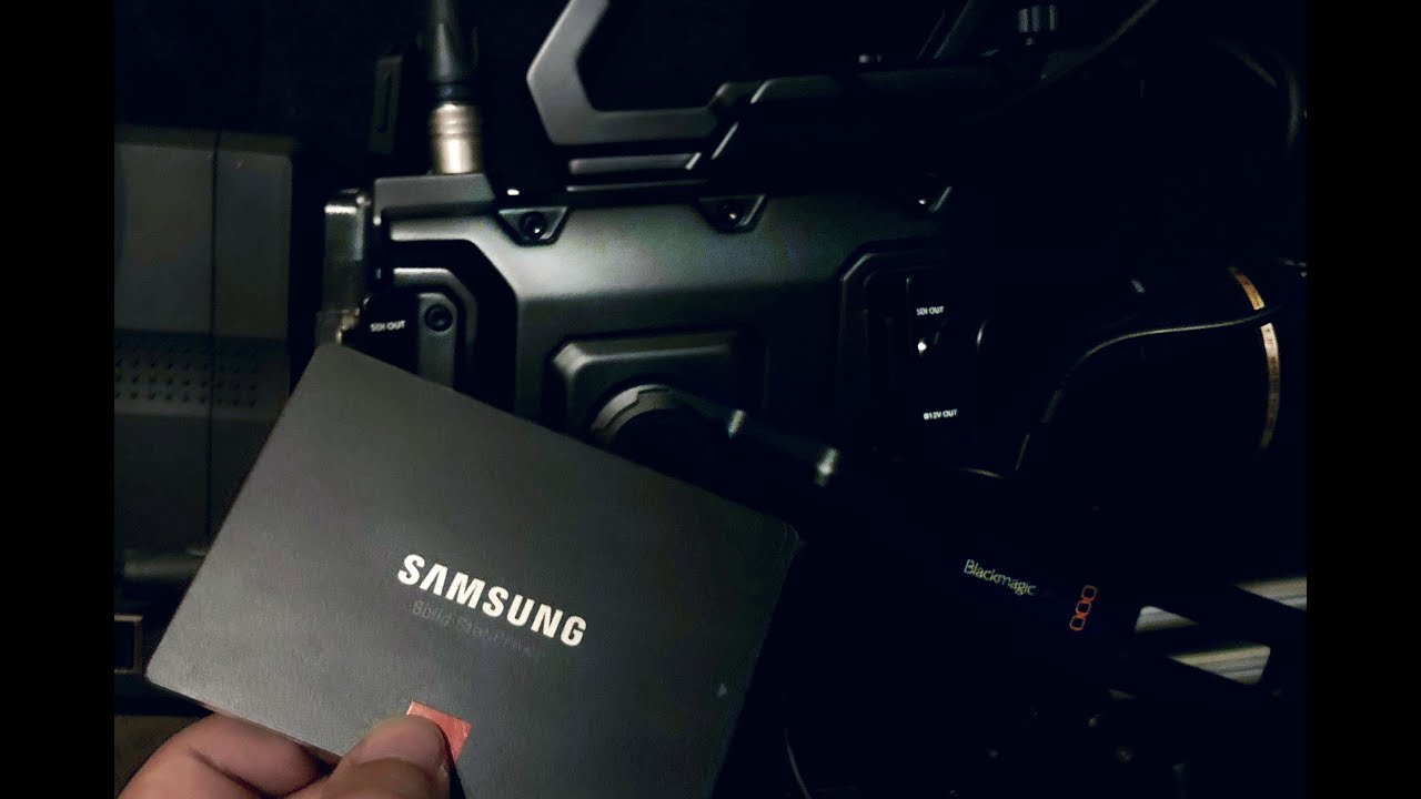Best SSD for your Blackmagic URSA Mini !!